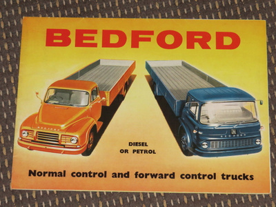 1961 Bedford kuorma-auto esite - KUIN UUSI - 16 sivua