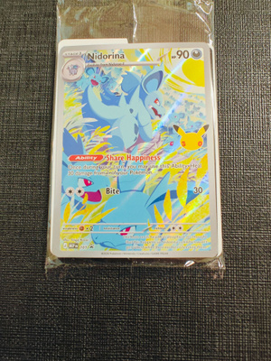 Pokemon 30th - Nidorina Illustration Rare Black Star Promo