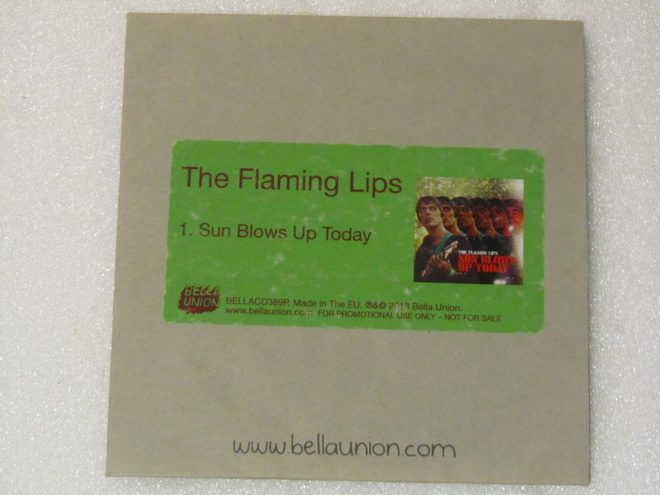 The Flaming Lips • Sun Blows Up Today PROMO CD-Single