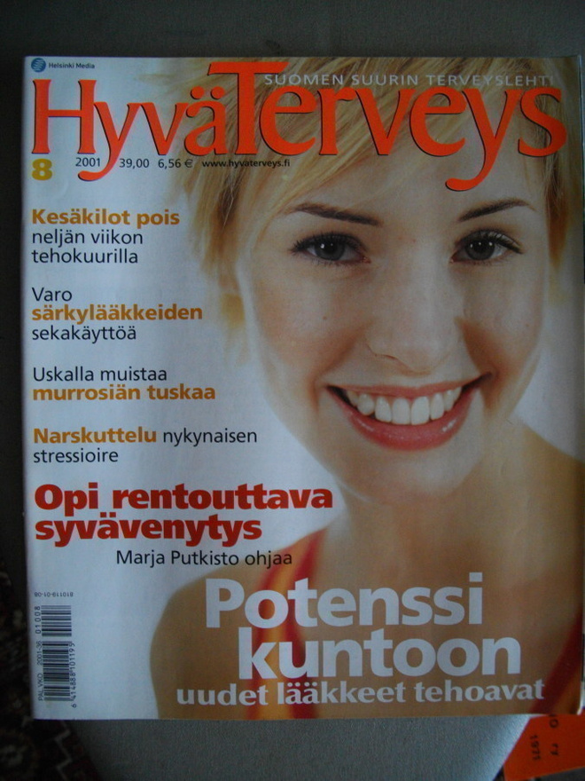 Hyvä Terveys Nro 8/2001 (15.3)