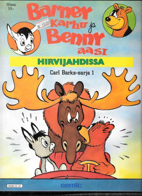 Barney karhu ja Benny aasi hirvijahdissa - Carl Barks sarja1