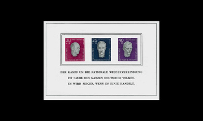 DDR 606-8BL15 ** Buchenwaldin muistomerkki (1958)