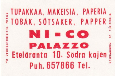 Helsinki  NI - CO Palazzo     s34