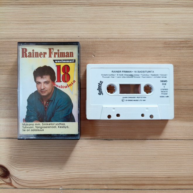 Rainer Friman - 18 Suosituinta, Uusimmat! c-kasetti
