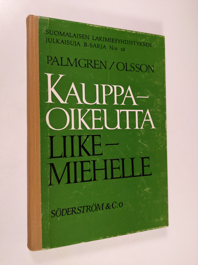 Gunnar Palmgren : Kauppaoikeutta liikemiehelle