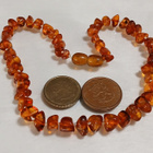 Vintage Lasten Meripihka kaulakoru Baltic Amber - pikkukuva 2