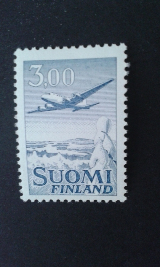 1963 yleismerkki lentokone 3mk typ II**