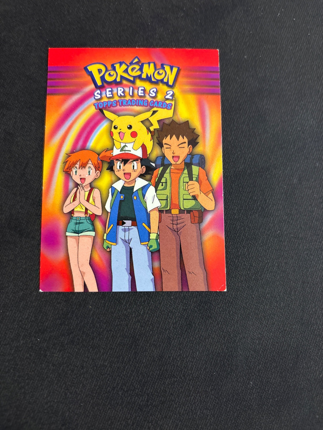 Pokemon Series 2 Checklist Topps Trading Cards