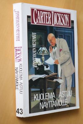 Carter Dickson : Kuolema astuu näyttämölle ( 1.p. 1990 )
