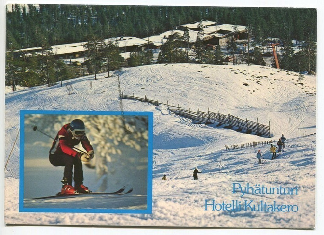Pelkosenniemi Pyhätunturi Hotelli Kultakero 1970-luku