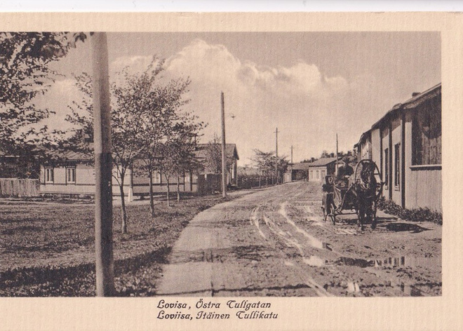 Loviisa.  Itäinen Tullikatu, Vosikka   b469