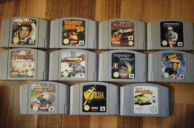 N64 pelikasetteja