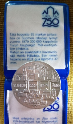 Juhlaraha Turku 750v.