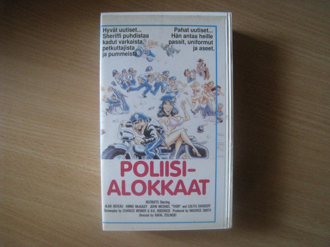 POLIISI-ALOKKAAT (recruits) vhs