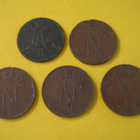 5 kpl 5 penniä - 1865-1916 - pikkukuva 2
