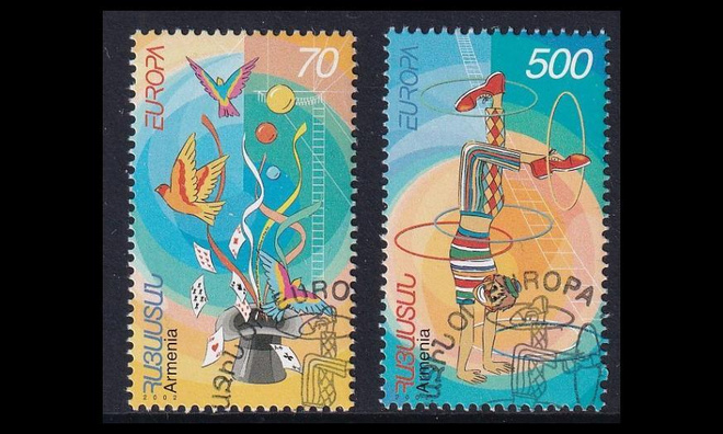 Armenia 464-5 o Europa sirkus 2002