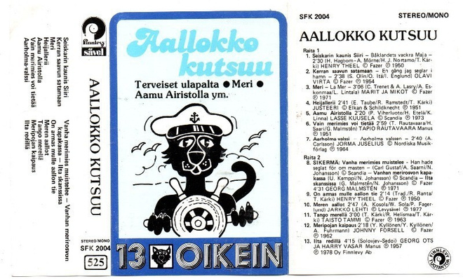 Aallokko kutsuu 13 oikein c-kasetti