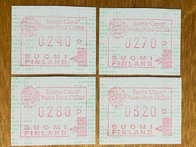 FRAMA ATM29 SANTA CLAUS MAIN POST OFFICE**