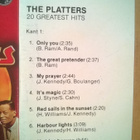 The Platters - 20 Greatest Hits C-Kasetti - pikkukuva 2