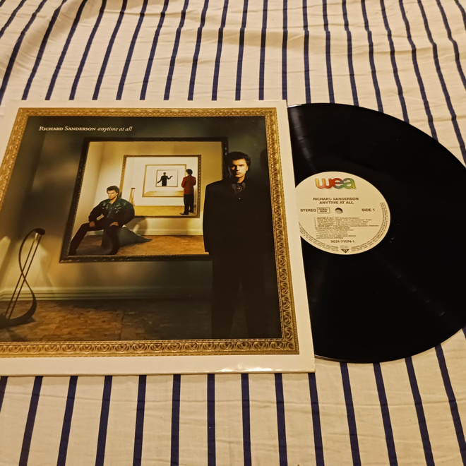 Richard Sanderson – Anytime At All lp 1990 Synth-pop upea