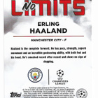 2023-24 Topps Superstars No Limits #NL11 Erling Haaland - pikkukuva 2