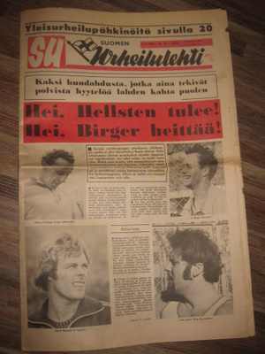Suomen Urheilulehti  2.9.1970