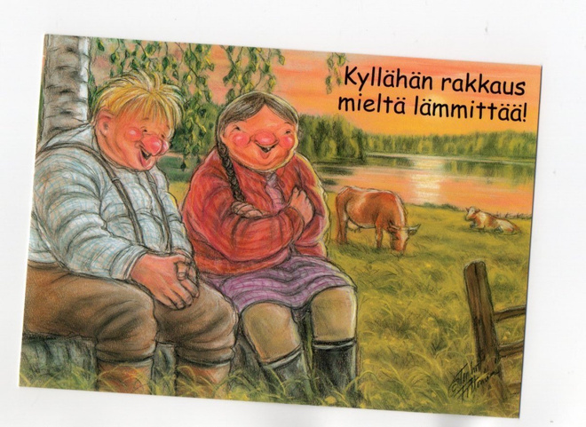 "KYLLÄHÄN RAKKAUS... -KORTTI /Hörölä