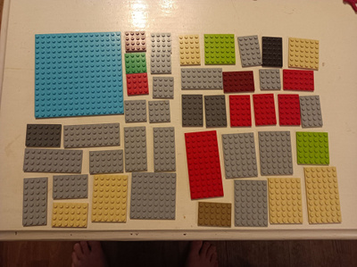 Lego levyjä / laattoja erä