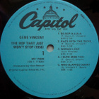GENE VINCENT & BLUE CAPS ~ The Bop That Just Won't Stop ~ LP - pikkukuva 3