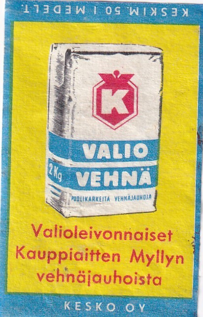 Valio vehna, Kauppiaitten myllyn ,  s63