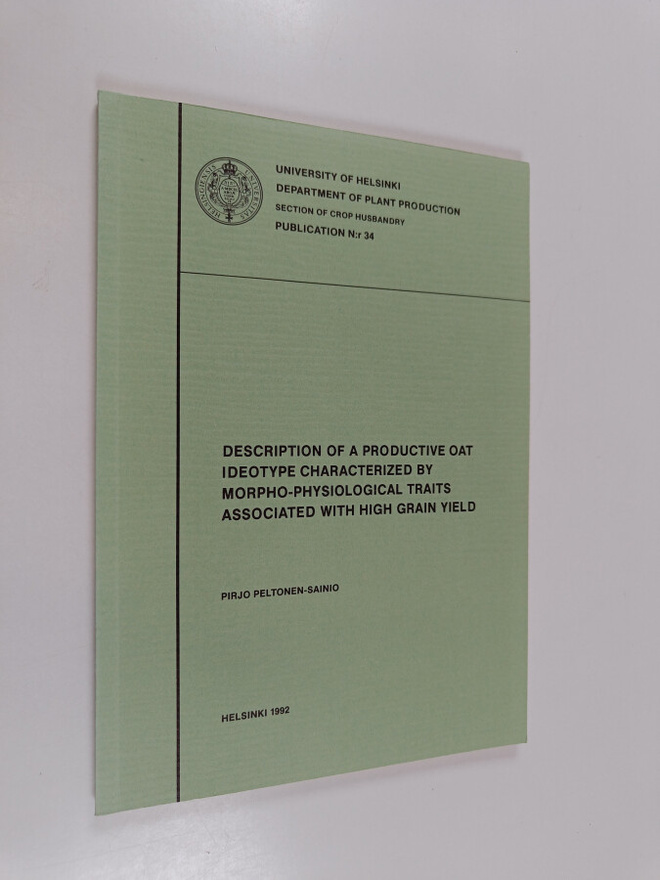 Pirjo Peltonen-Sainio : Description of a Productive Oat I...