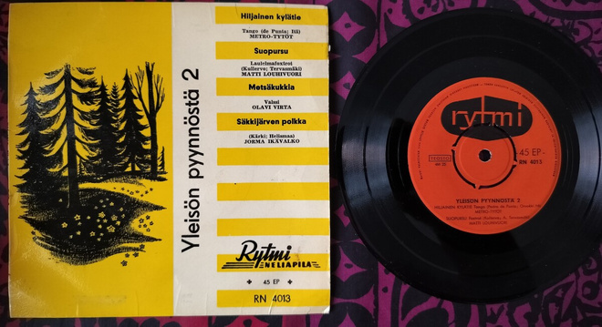 YLEISÖN PYYNNÖSTÄ 2- EP KUVAKANNELLA, RYTMI RN 4013