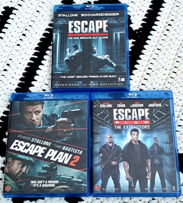 Escape Plan 1-3 - Blu-ray (3 levyä)