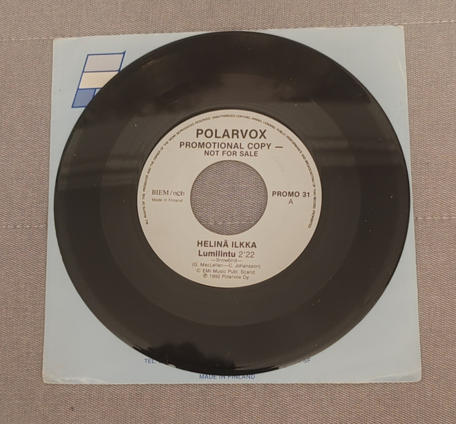 Helinä Ilkka Lumilintu 7"Single Promo