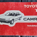 TOYOTA CAMRY 1986 instruktionsbok ruotsinkielinen ohjekirja - pikkukuva 1