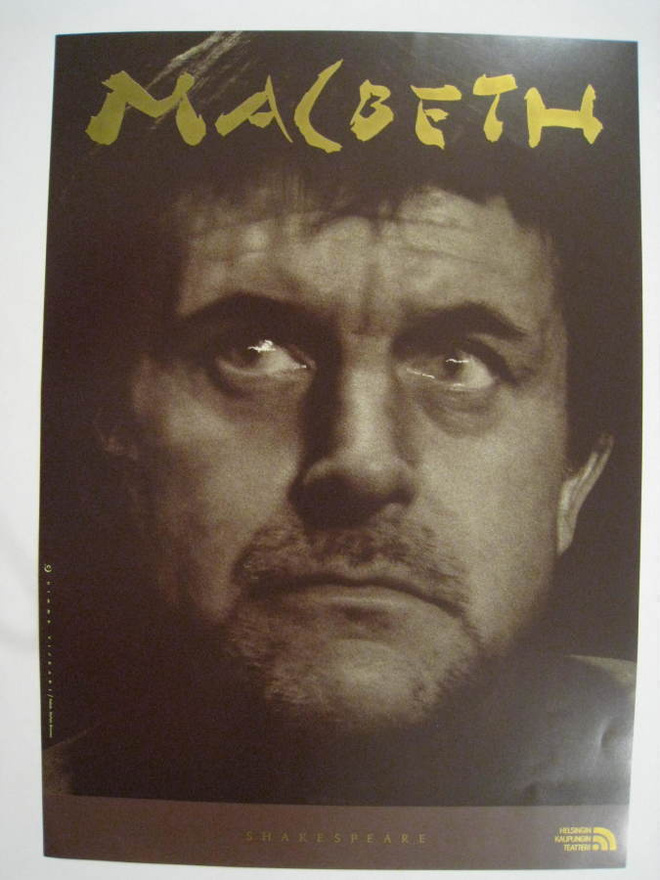 Macbeth juliste pieni  Helsingin kaupunginteatteri