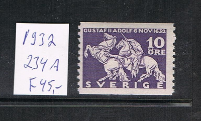 Ruotsi 1932 - Lützenin taistelu 300 v. 10öre 234 A  ++