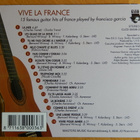 FRANCISCO GARCIA - VIVE LA FRANCE -   CD - pikkukuva 2