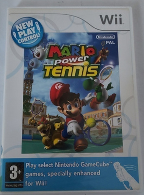 * New Play Control Mario Power Tennis Wii / Wii U PAL MIB