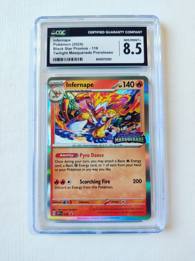 Infernape Black Star Promo SVP 116 CGC 8.5