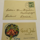 LÖYTÖ !!! 1936 kulkenut minikirje + kortti KATSO KUVAT - pikkukuva 1