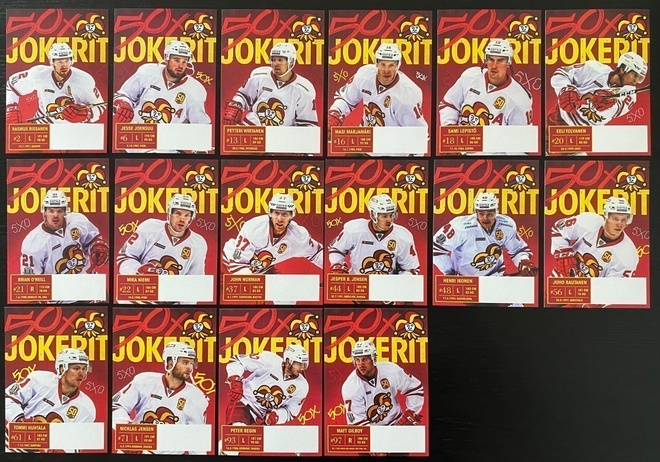 17-18 Jokerit Team Issue (14 erilaista)