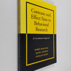 Robert Rosenthal : Contrasts and effect sizes in behavior... - pikkukuva 1