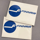 Finnair kirjepaperikansiot, 2kpl, 1970 -luvulta - pikkukuva 1