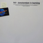 747 - AMSTERDAM IS BURNING - FIN 1992 EX+/EX+ LP - pikkukuva 1