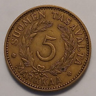 Alumiinipronssi. 5 markka vuodelta 1936. - pikkukuva 1