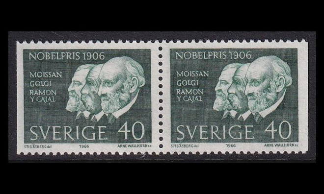 Ruotsi 567DD ** Nobel-voittajia (1966)