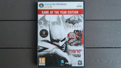 PC DVD: Batman: Arkham City GOTY Edition peli (2012)