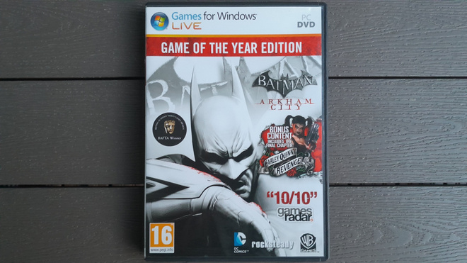 PC DVD: Batman: Arkham City GOTY Edition peli (2012)