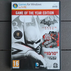 PC DVD: Batman: Arkham City GOTY Edition peli (2012) - pikkukuva 1